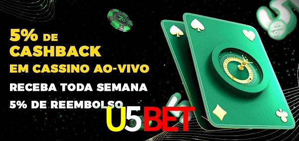 Promoções do cassino ao Vivo U5Bet